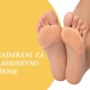 Ulošci od silikona za prednji deo stopala