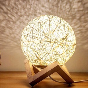 Klupko lampa od ratana